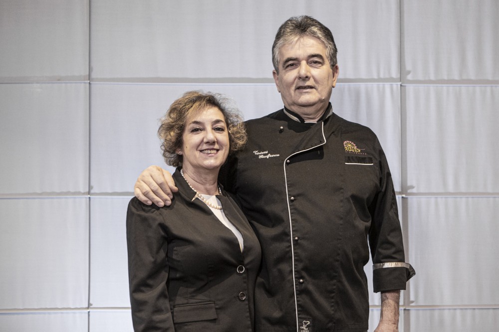 Chef Gianfranco Tinterri e la moglie Daniela